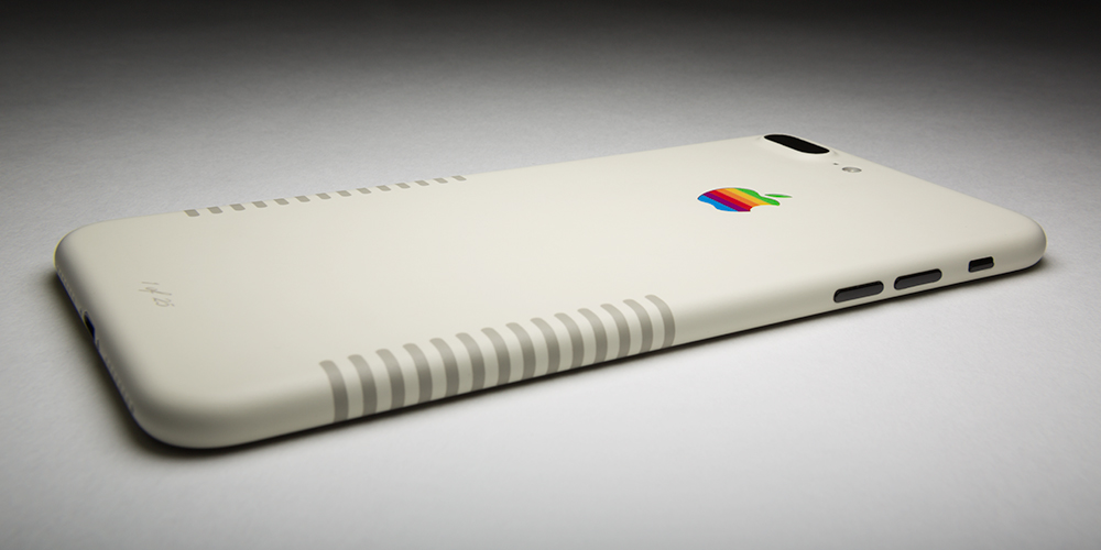iPhone 7 Plus che assomiglia ad un vecchio Machintosh grazie a Colorware 1