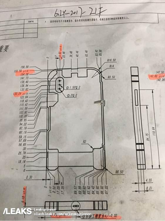 Apparso lo stampo di fabbricazione iPhone 8 1