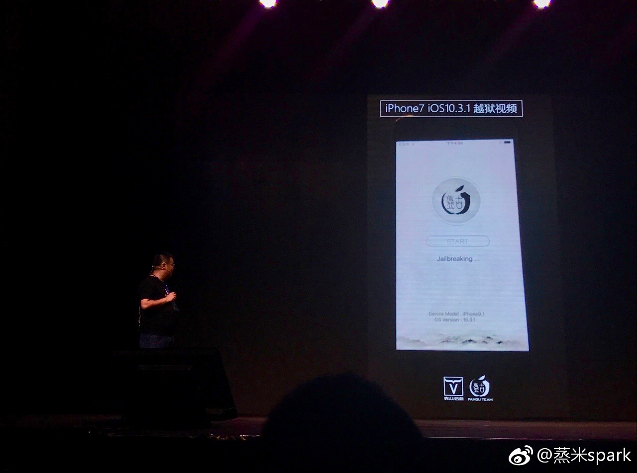 Pangu mostra il jailbreak di iOS 10.3.1 3