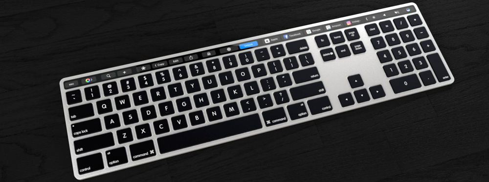 Pubblicato brevetto per una Magic Keyboard con Touch Bar e Touch ID 1