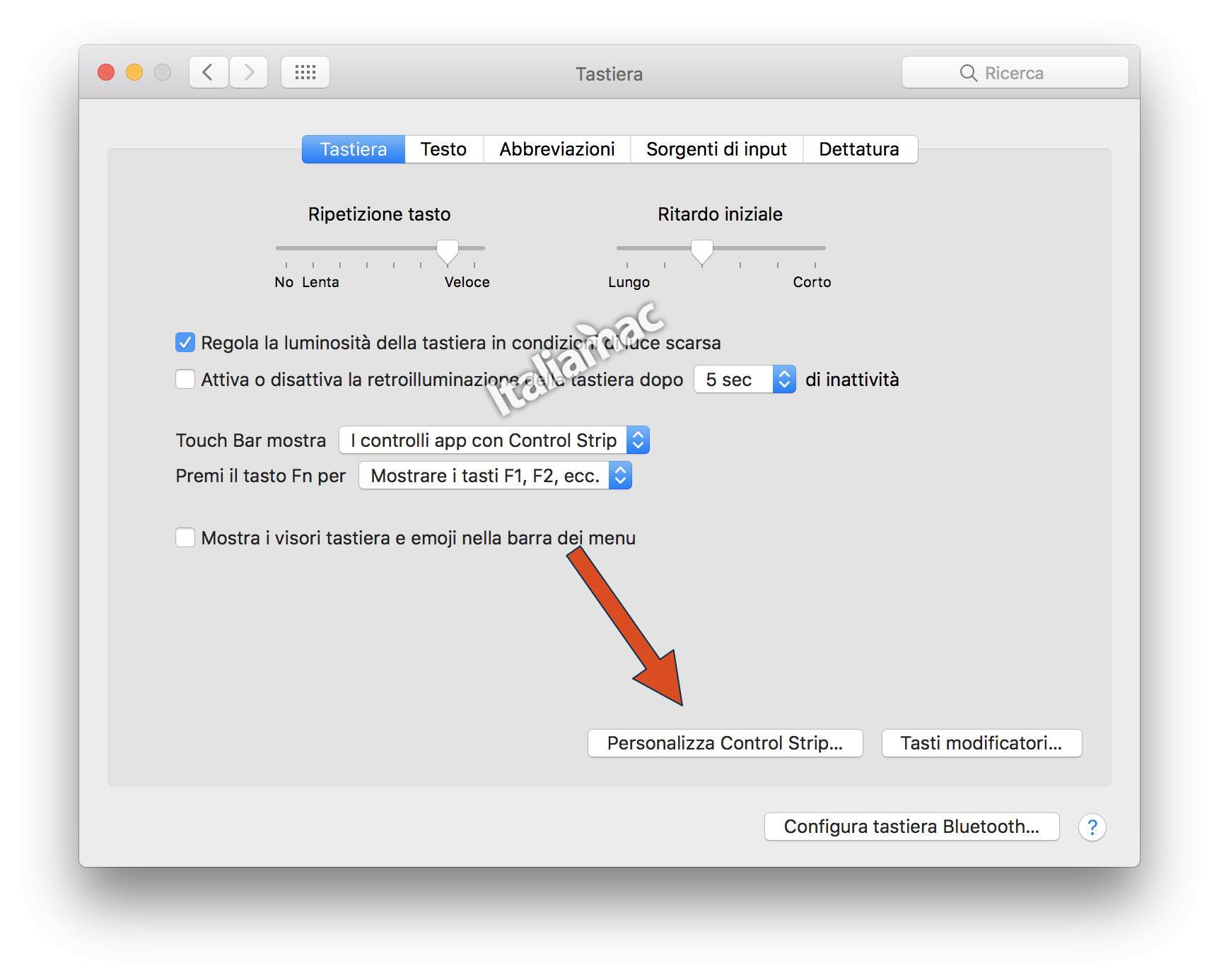 Come rimuovere Siri dalla Touch Bar dei MacBook Pro 1