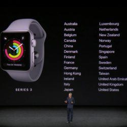 Presentato Apple Watch Serie 3 con modulo cellulare 13