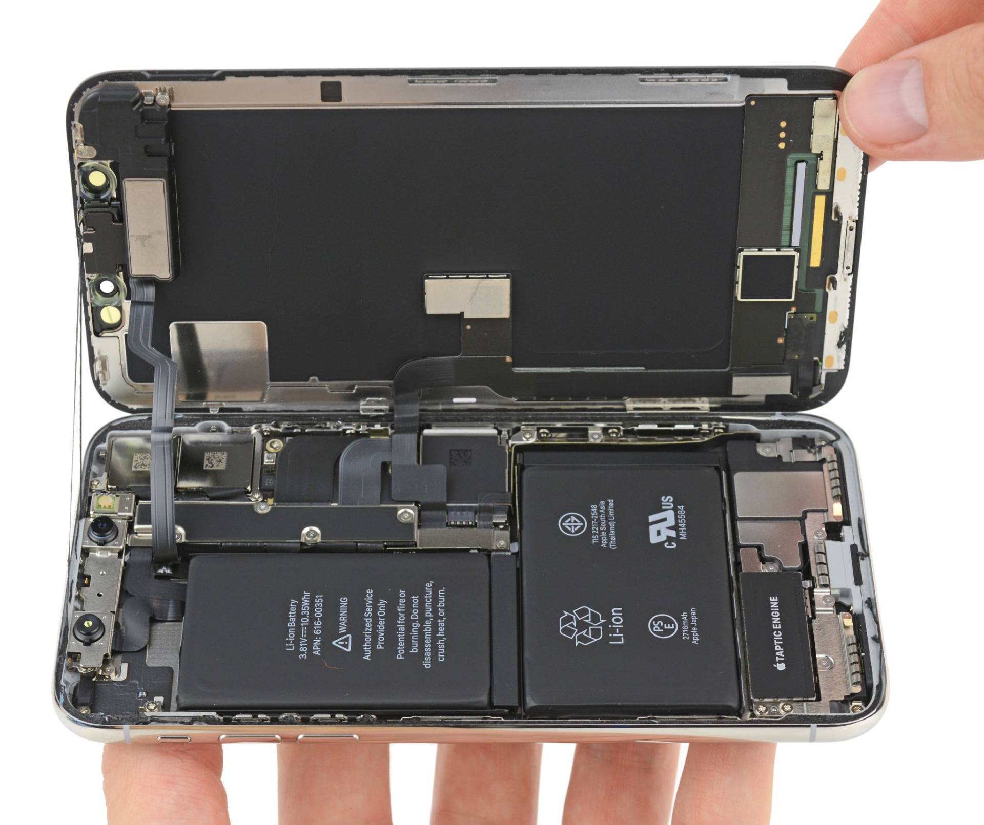 iPhone X nasconde una doppia batteria che offre due ore in più di autonomia 2