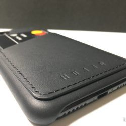 Mujjo: La custodia in vera pelle con porta carte per iPhone 7/8 10