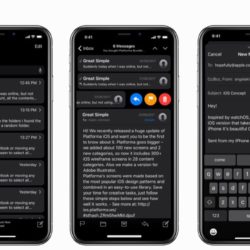 Ecco come sarebbe iPhone X in Dark Mode 2