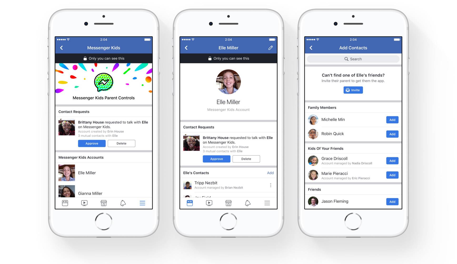 In arrivo Facebook Messenger per i più piccoli con parental control 2