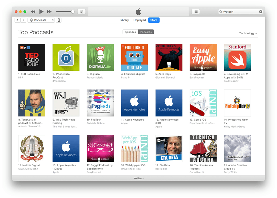 Da oggi disponibile il Podcast di FvgTech su iTunes 2