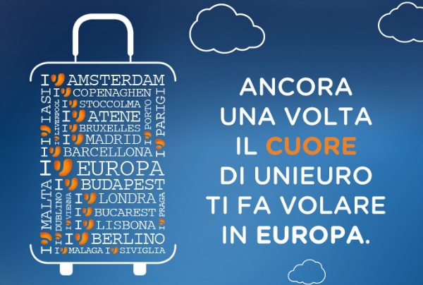 Unieuro: Voli gratis in Europa se spendi almeno €300 1