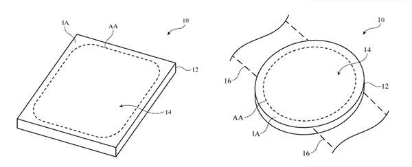 Apple brevetta display circolare per Apple Watch 1