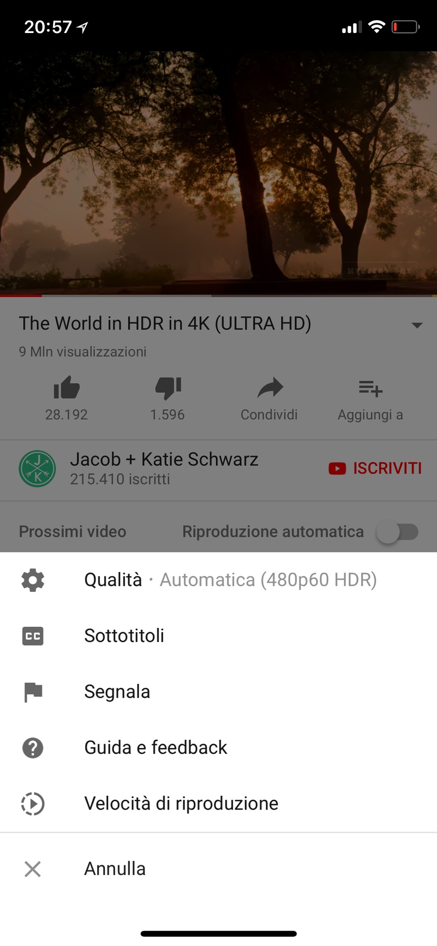 Arrivano i video HDR su YouTube per iPhone X 1