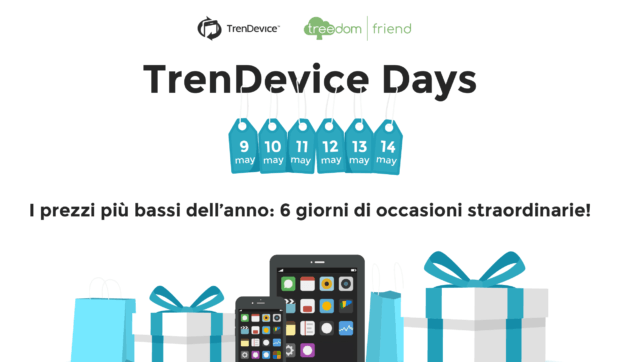 TrenDevice Days: 6 giorni di grandi sconti. L’occasione per risparmiare e fare del bene all’ambiente. Tutti insieme. 2