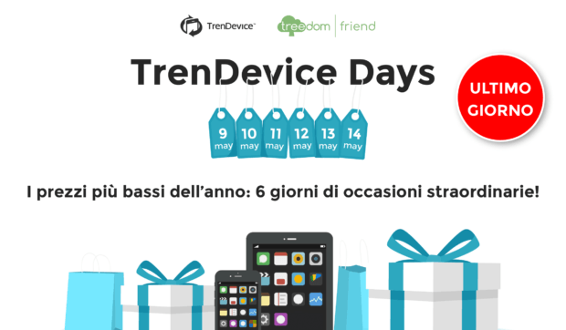 TrenDevice Days: ultimo giorno per approfittare degli sconti e fare del bene all’ambiente. 2