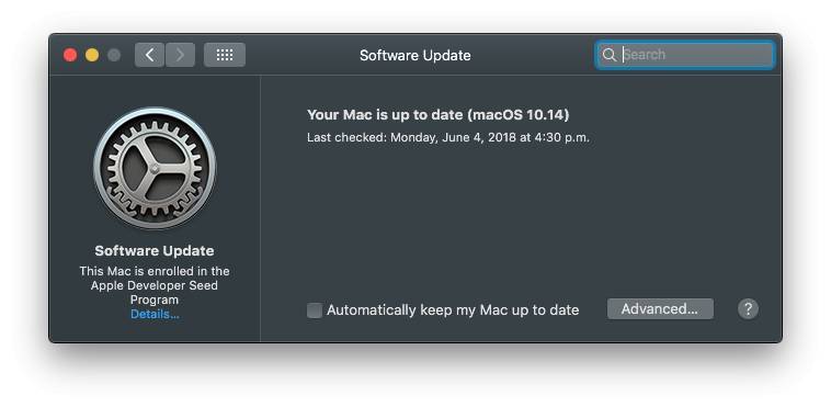 Con macOS Mojave gli aggiornamenti di sistema tornano nelle Preferenze di Sistema 1