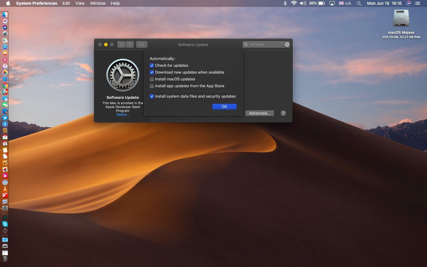 Con macOS Mojave gli aggiornamenti di sistema tornano nelle Preferenze di Sistema 2