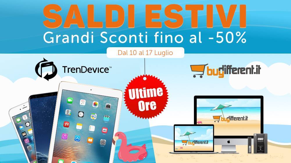 Terminano martedì i Saldi TrenDevice e BuyDifferent: ultime occasioni per risparmiare fino al 50% 1