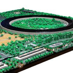 Realizzato modellino LEGO dell'Apple Park in scala 1:650 1