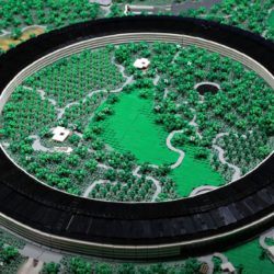 Realizzato modellino LEGO dell'Apple Park in scala 1:650 2