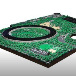 Realizzato modellino LEGO dell'Apple Park in scala 1:650 5