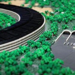 Realizzato modellino LEGO dell'Apple Park in scala 1:650 8