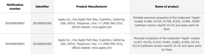 Apple registra tre nuovi Mac desktop nei database dell'EEC 1