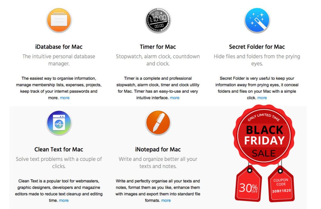 Black Friday di Apimac: 5 app per Mac col 30% di sconto immediato 1