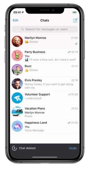 Telegram: update con permessi agli amministratori e tanto altro 2