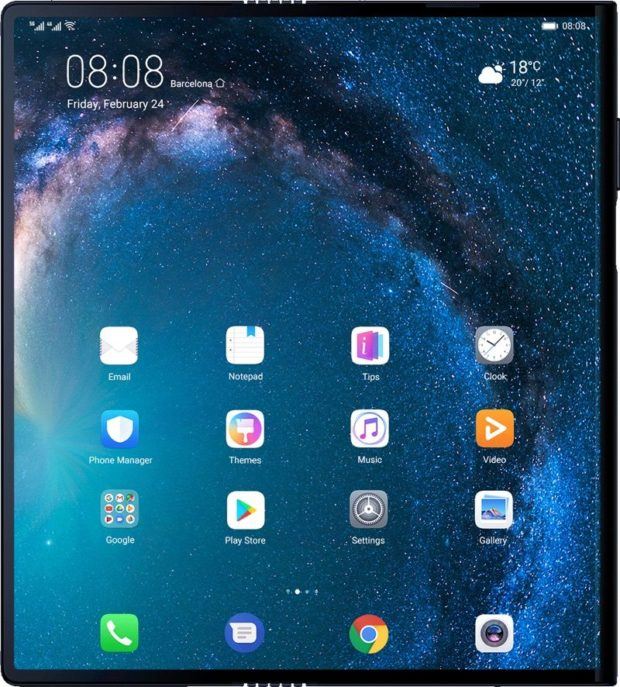 Huawei presenta lo smartphone pieghevole "Mate X" da 2,600$ per rivaleggiare Galaxy Fold di Samsung 6