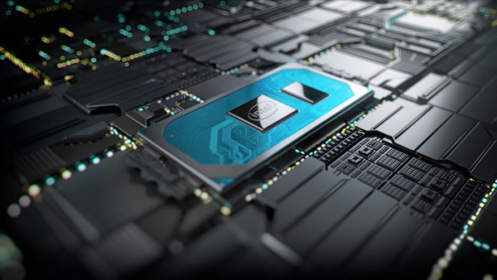 A photo shows the 10th Gen Intel Core processor on a motherboard. On Aug. 1, 2019, Intel launches 11 new, highly integrated 10th Gen Intel Core processors designed for remarkably sleek 2 in 1s and laptops. (Source: Intel Corporation)