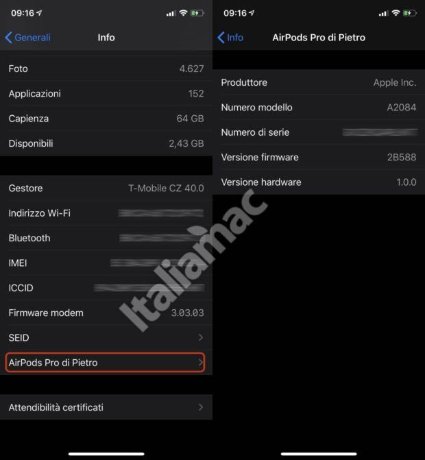 Apple rilascia aggiornamento firmware per AirPods 2 e AirPods Pro 1