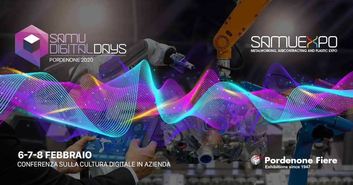 Samu Digital Days: La cultura digitale per l’industria a SamuExpo in fiera a Pordenone 1