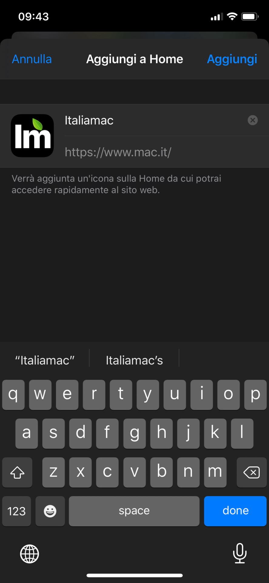 Come aggiungere sito web nella Home di iPhone e iPad 3