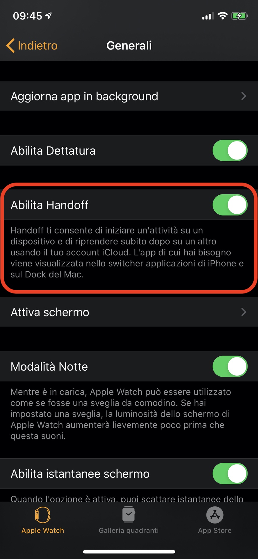 Come abilitare Handoff per continuare altre attività da iOS a Mac 4