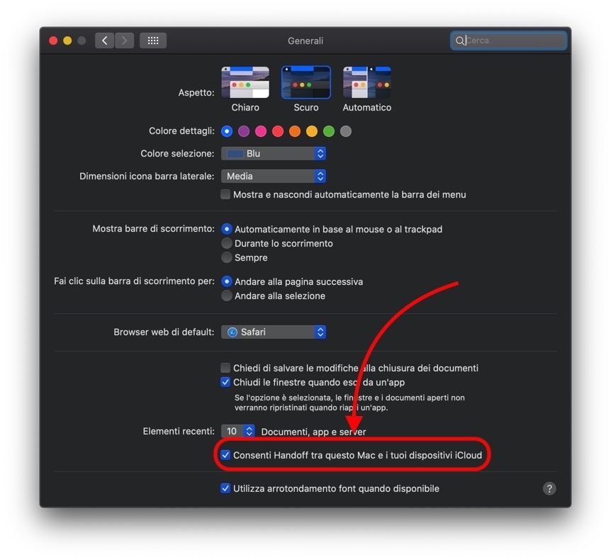 Come abilitare Handoff per continuare altre attività da iOS a Mac 2