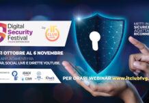 Digital Security Festival: la sicurezza informatica spiegata semplice. 30 ottobre – 6 novembre