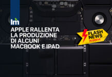 Apple rallenta la produzione di alcuni MacBook e iPad