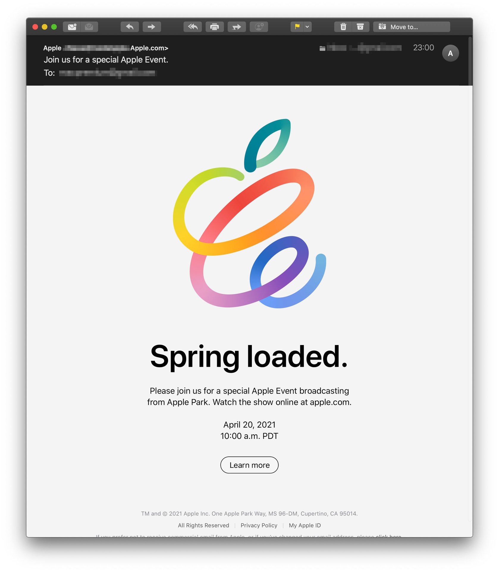Spring Loaded, evento Apple il 20 aprile 2021 1