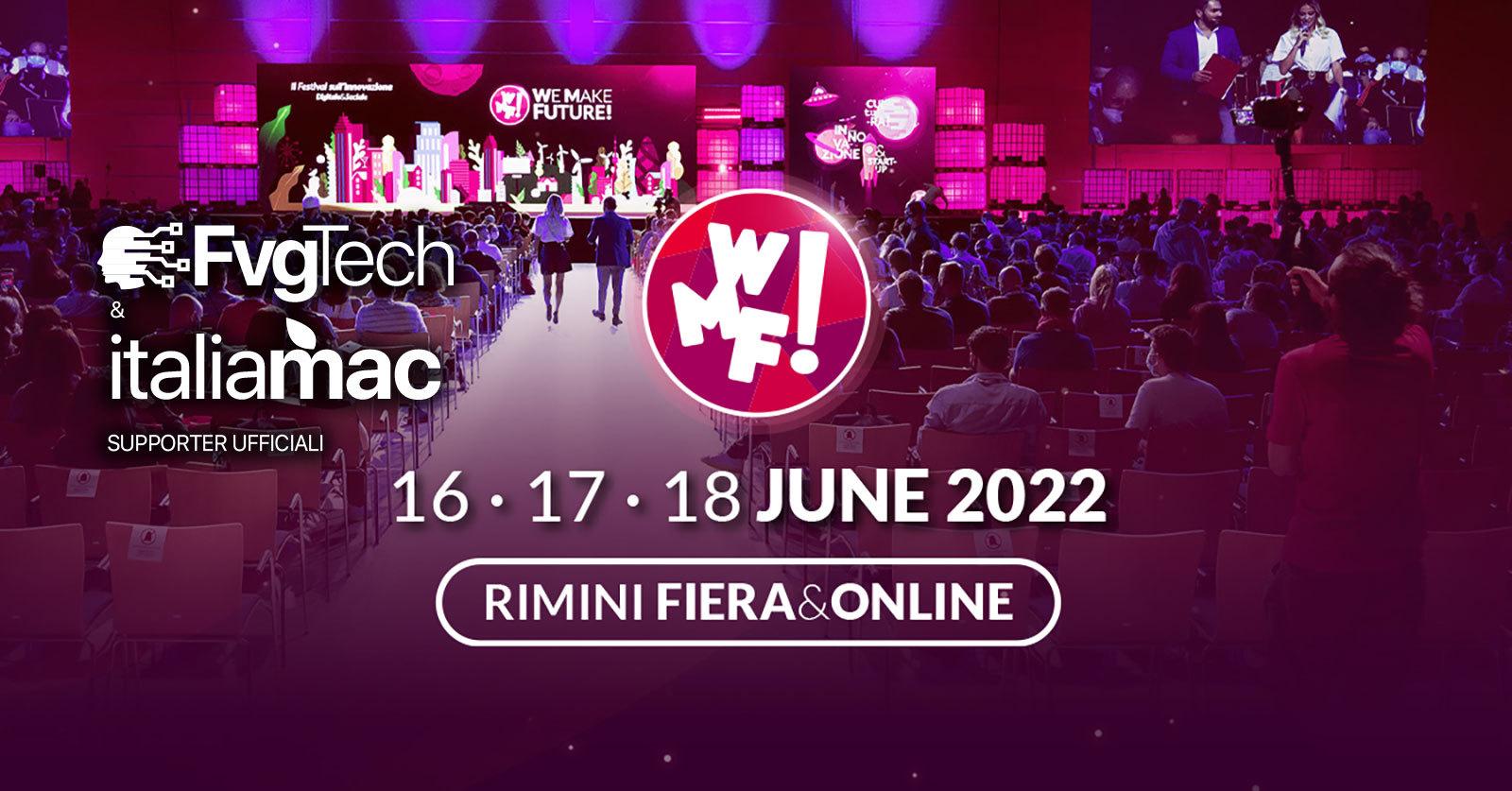 L’Italia si presenta al Mondo con il più grande Festival sull'Innovazione Digitale del Pianeta: dal 16 al 18 giugno il WMF2022 alla fiera di Rimini 1