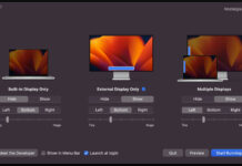 HiDock ti permette di impostare il Dock in base a ogni display