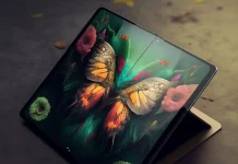 iPad pieghevole con supporto in fibra di carbonio nel 2024? Render: Midjourney/Lewis Wallace