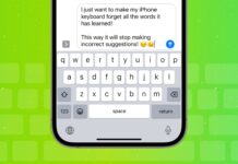 Come cancellare la cronologia della tastiera su iPhone o iPad