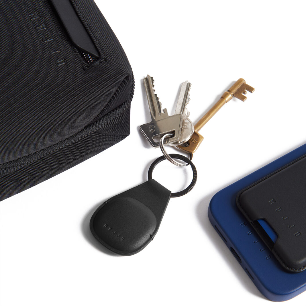 Portachiavi per Airtag in PU Pelle Nepfaivy- Porta per Airtag, Custodia