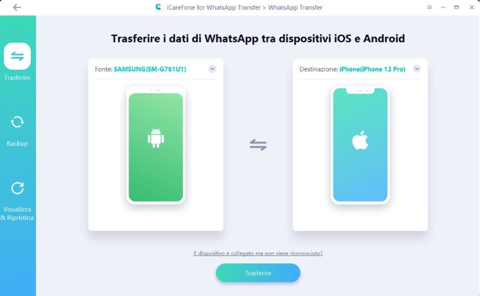 Trasferire WhatsApp da Android a iPhone senza “Passa a iOS” 5