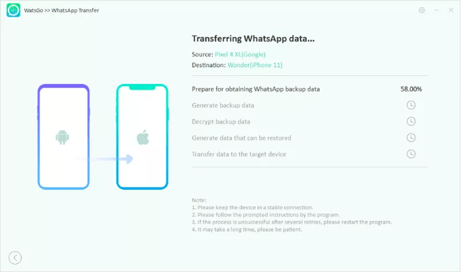 Come trasferire WhatsApp da Android a iOS facilmente nel 2023 5