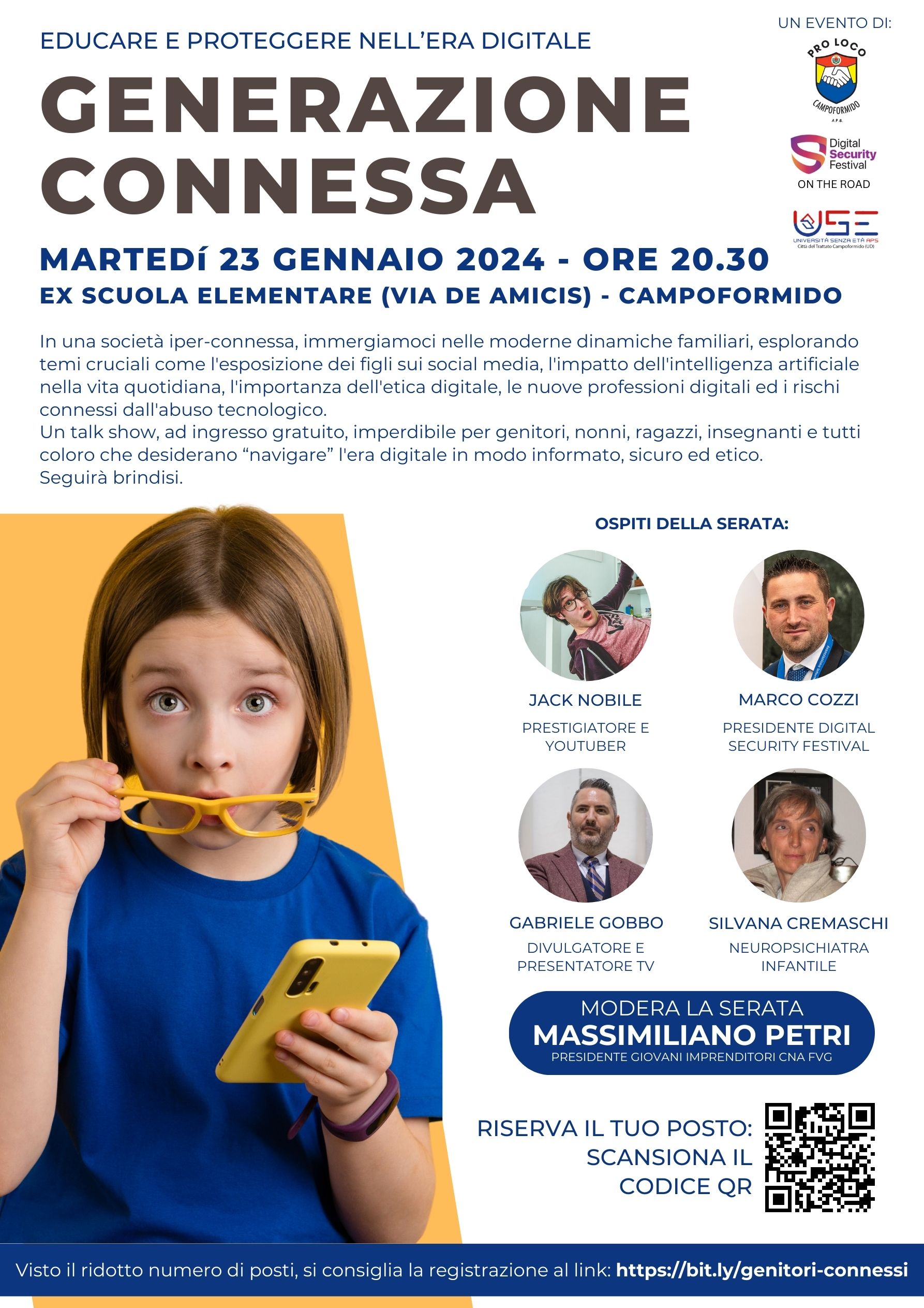 Generazione connessa, evento per genitori a Campoformido il 23 gennaio. Ospite anche Gabriele Gobbo 1