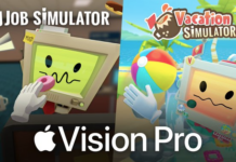 I classici VR Job Simulator e Vacation Simulator arrivano su Apple Vision Pro