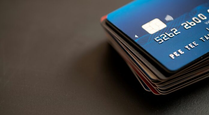 Stack of credit cards