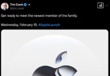 Tim Cook anticipa un “Apple Launch” per il 19 febbraio